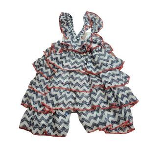 Little Lass patriotic romper 12mo